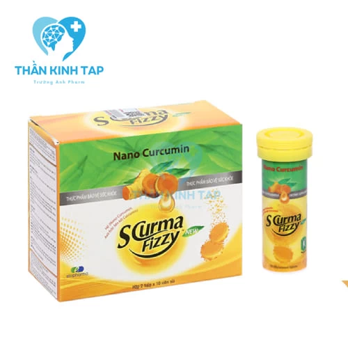 SCurma Fizzy New - Hỗ trợ giảm trào ngược dạ dày, thực quản